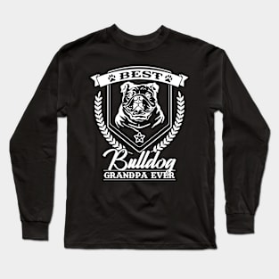 Bulldog Grandpa Long Sleeve T-Shirt